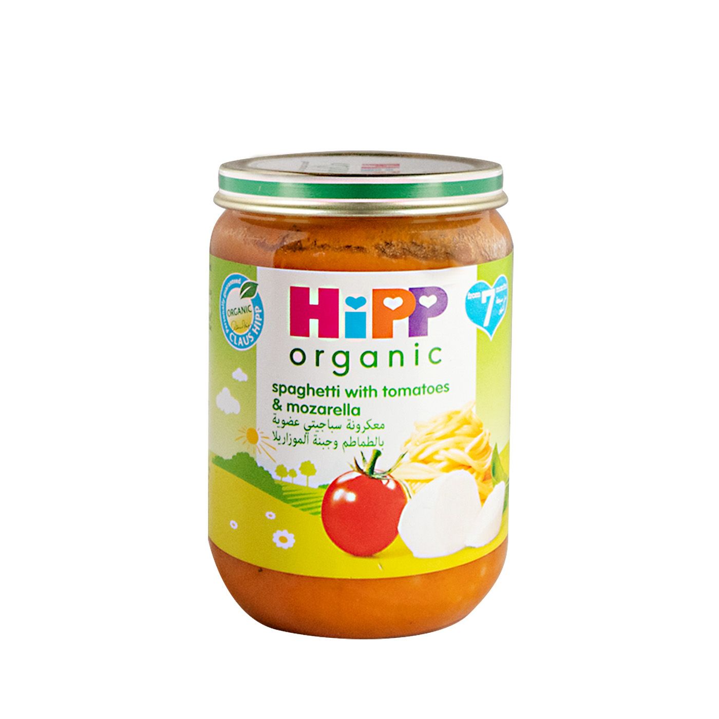 HiPP Organic Spaghetti With Tomatoes & Mozzarella (190 grams)