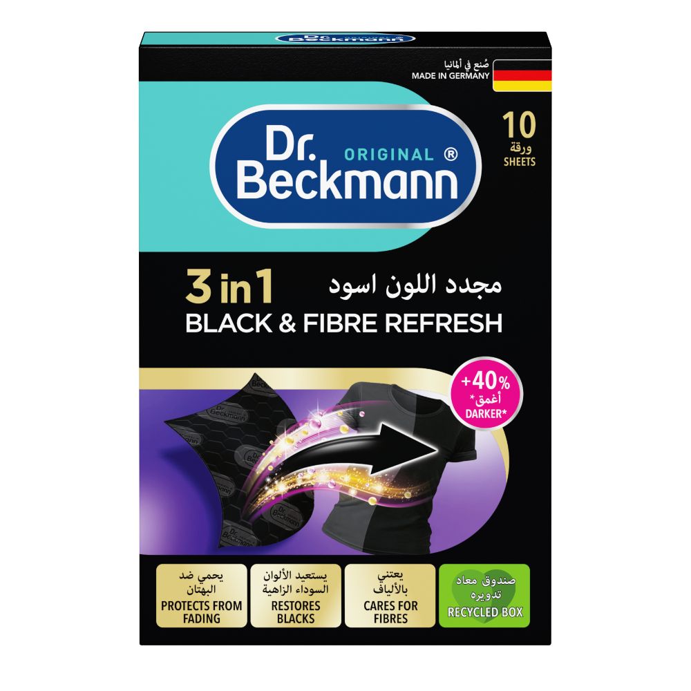 Dr. Beckmann - 2-in-1 Black & Fibre Refresh 10pcs