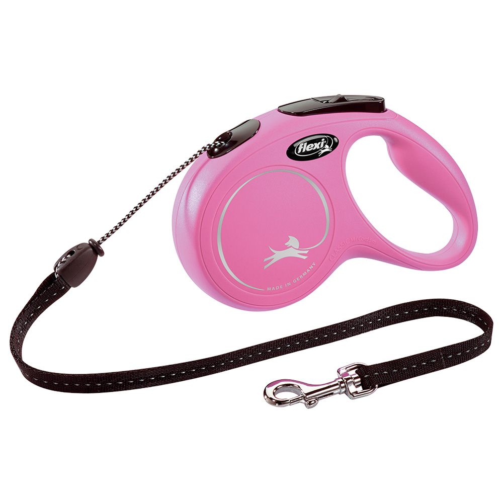 Flexi - New Classic Dog Cord - Pink - 5 m - Medium