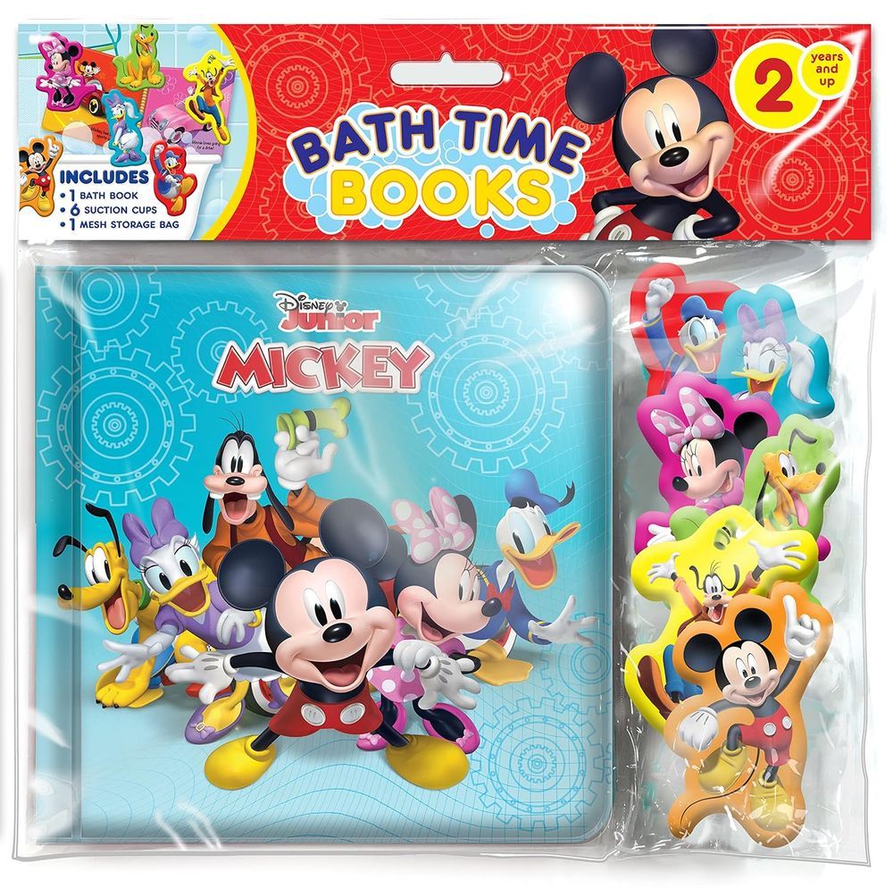 Disney Minnie And Mickey Bathtime Book