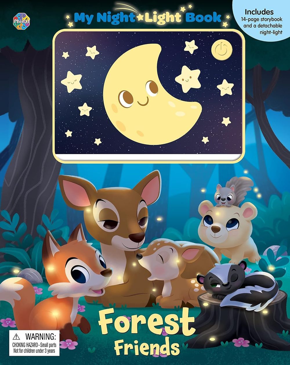 Forest Friends Night Light Book