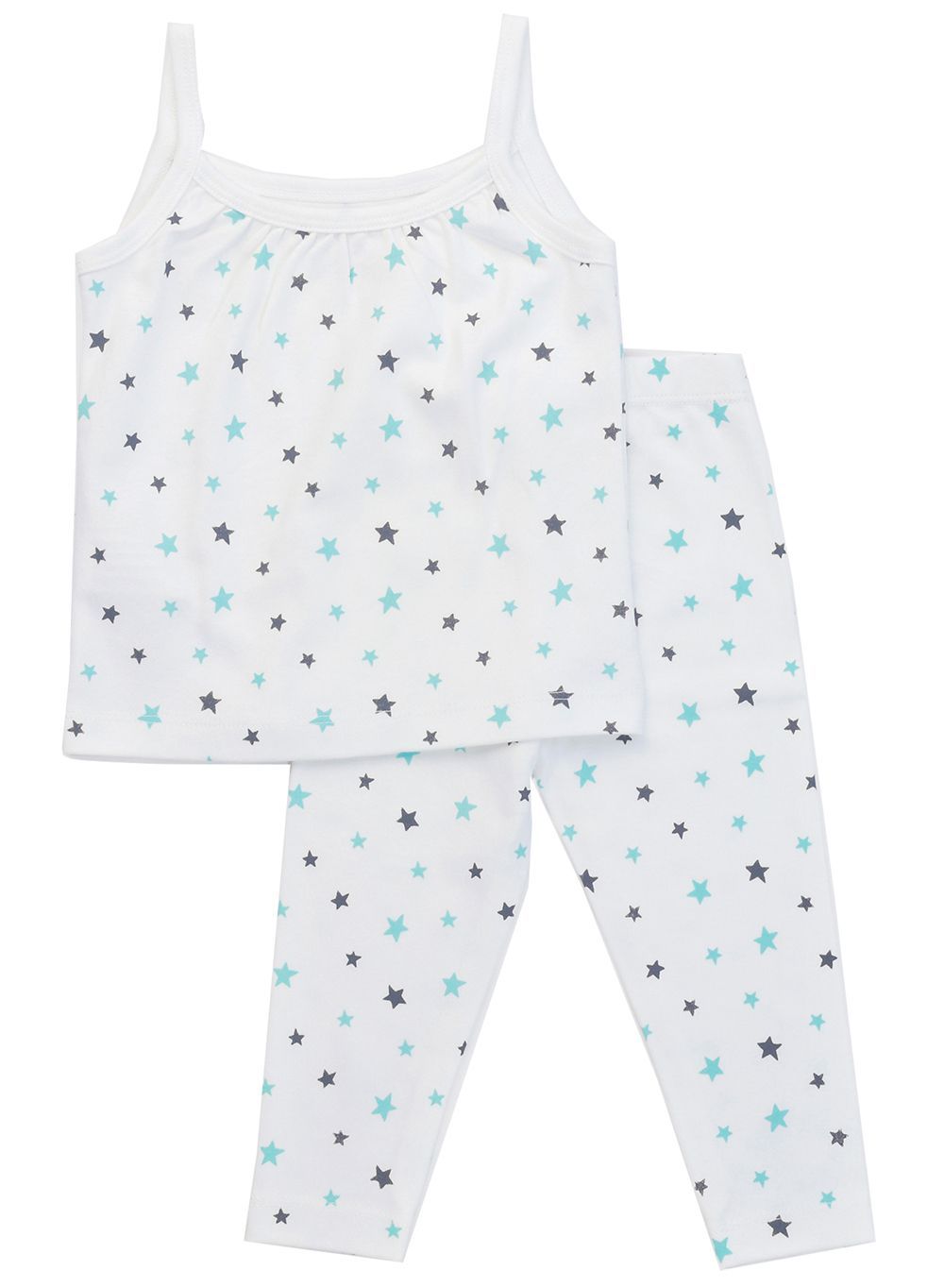 Nuego - Baby Girl Tops & Leggings Set - White