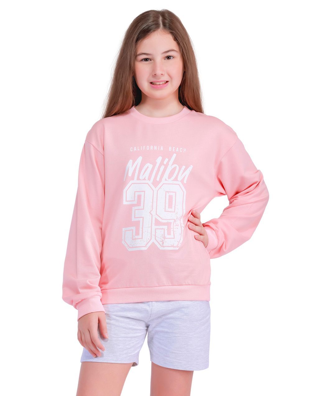 Nuego - Kids Girl Sweatshirts & Hoodies - Pink