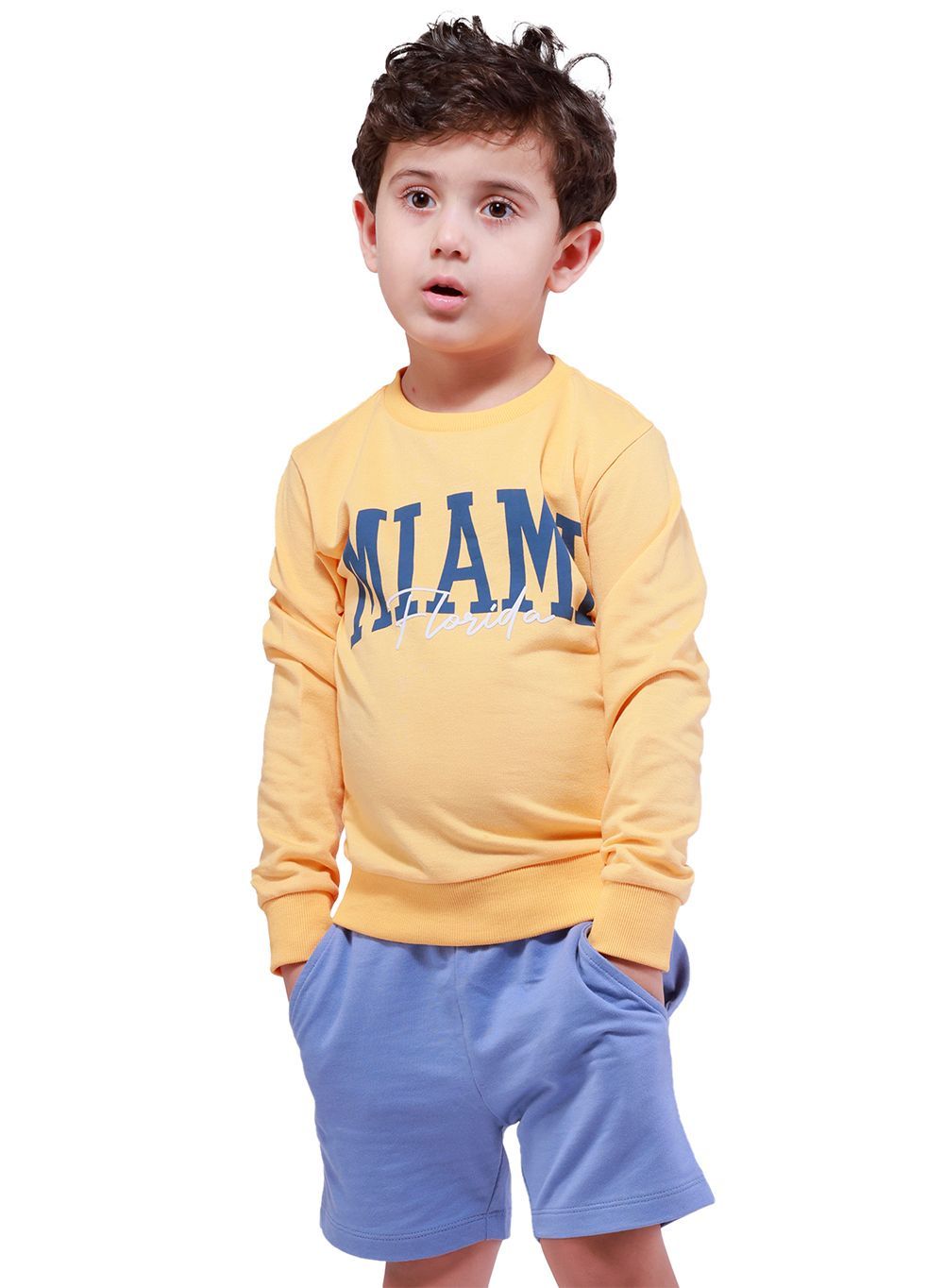 Nuego - Kids Eco Friendly Full Sleeve Sweatshirt - Yellow