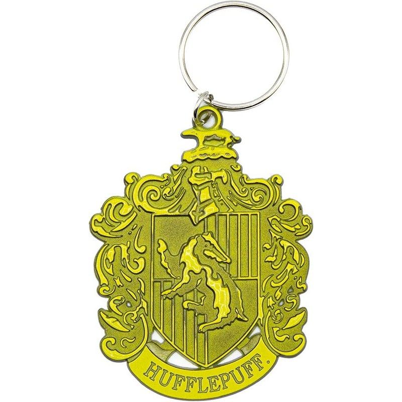 Pyramid International - Harry Potter Hufflepuff Crest Metal Keychain