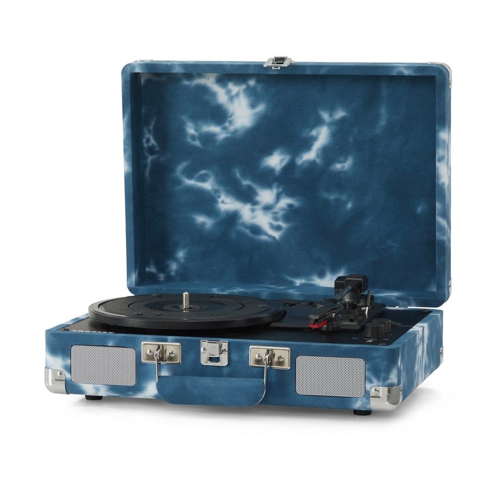 Crosley - Cruiser Plus Portable Turntable W/ Bluetooth In/Out - Indigo