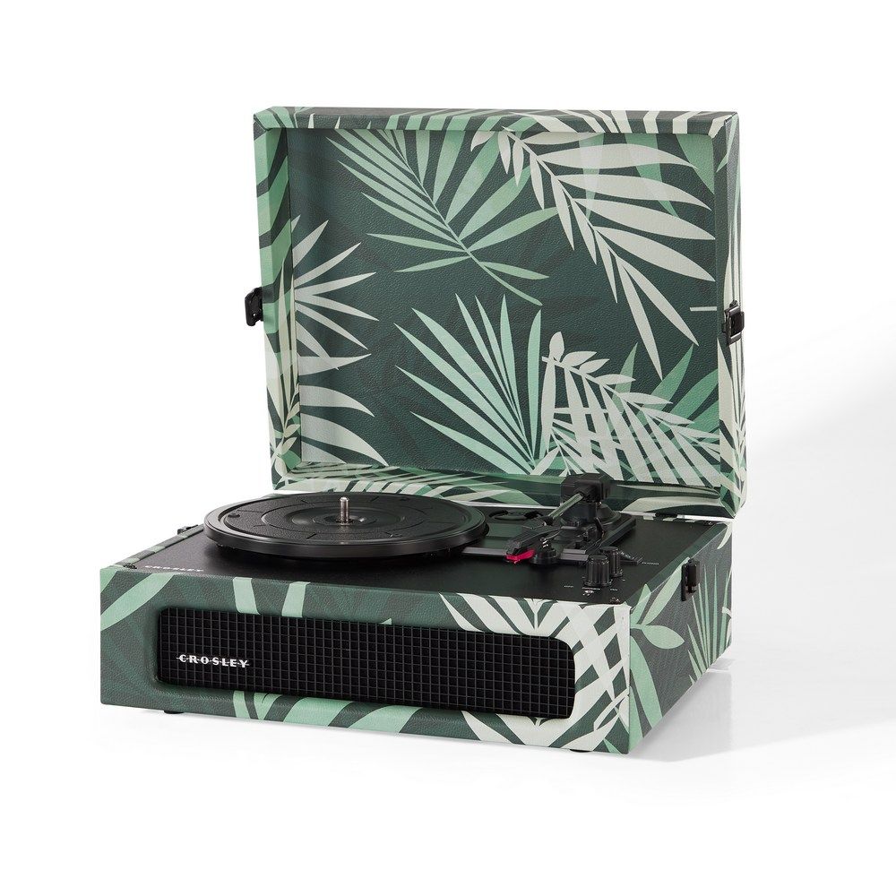 Crosley - Voyager Portable Turntable W/ Bluetooth In/Out - Botanical