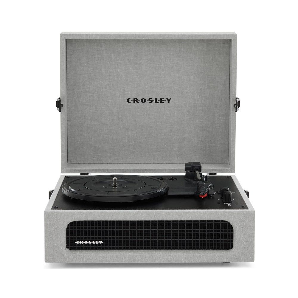 Crosley - Voyager Portable Turntable W/ Bluetooth In/Out - Gray