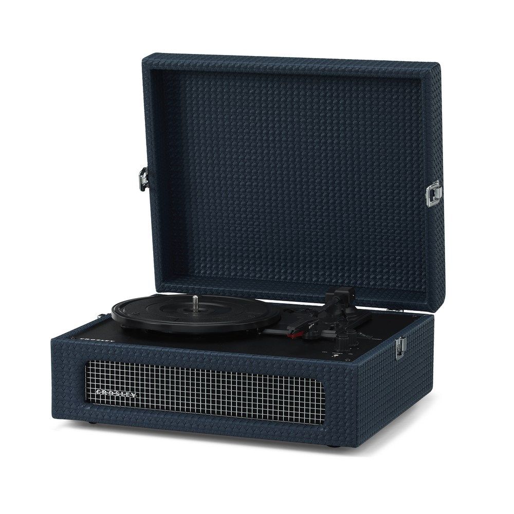 Crosley - Voyager Portable Turntable W/ Bluetooth In/Out - Navy