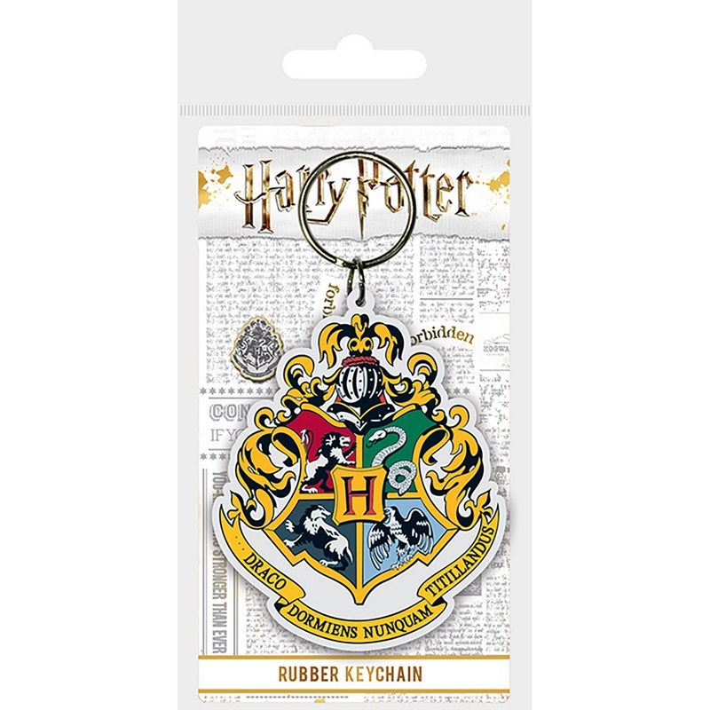 Pyramid International - Harry Potter Hogwarts Crest Rubber Keychain