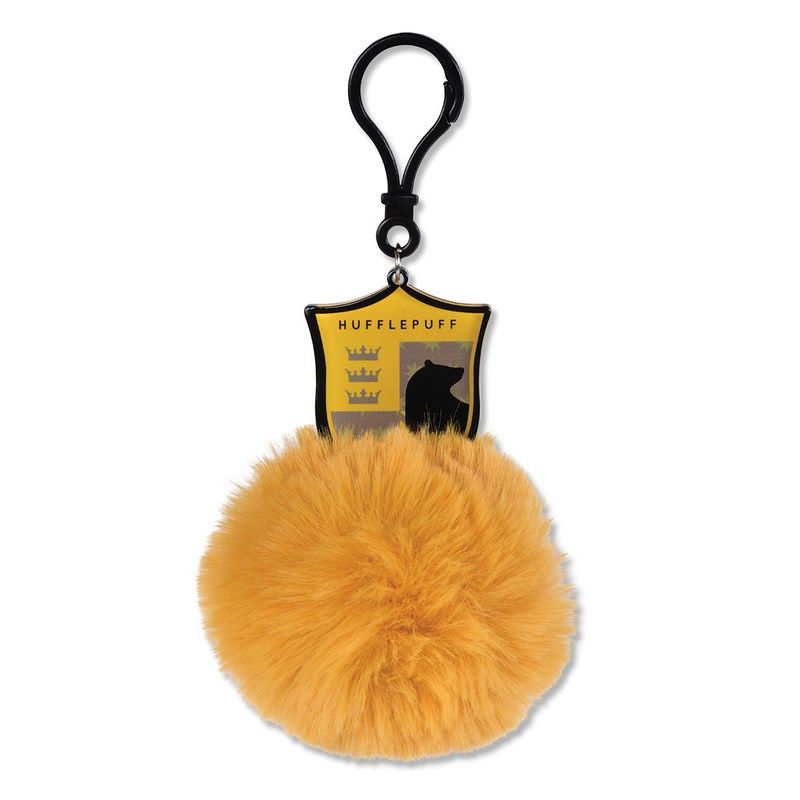 Pyramid International - Harry Potter Hufflepuff Sheild Pom Pom Keychain