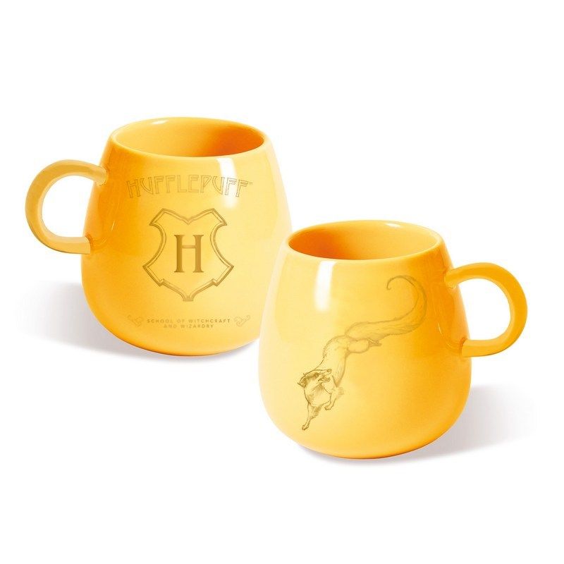 Pyramid International - Harry Potter Intricate Houses Hufflepuff Shaped Mug - Yellow