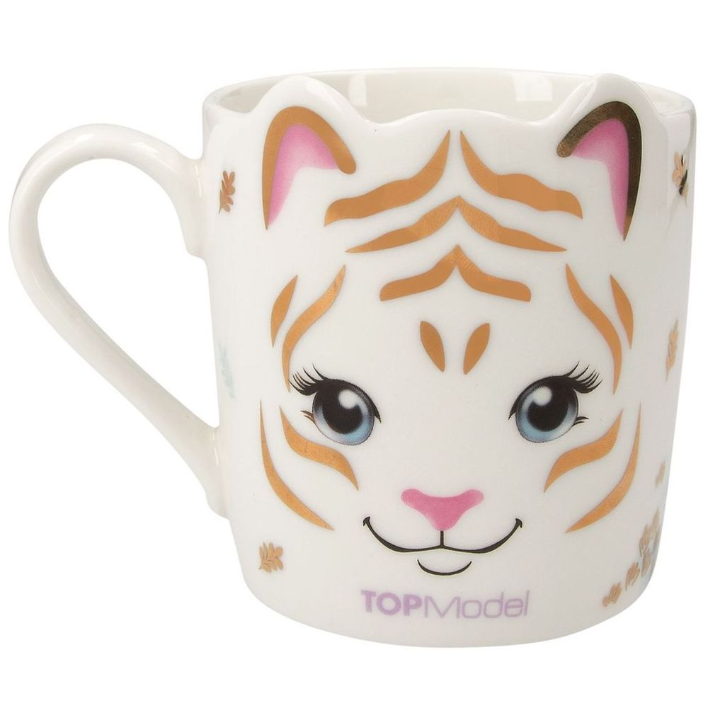 Top Model - Fantasy Tiger Mug - White