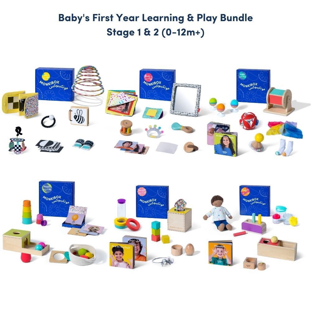 MonkiBox - Baby's First Year Learning & Play Bundle