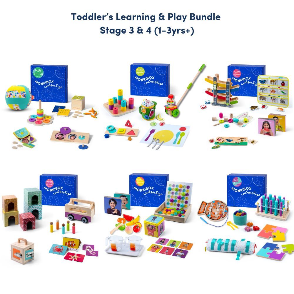 MonkiBox - Toddler's Learning & Play Bundle