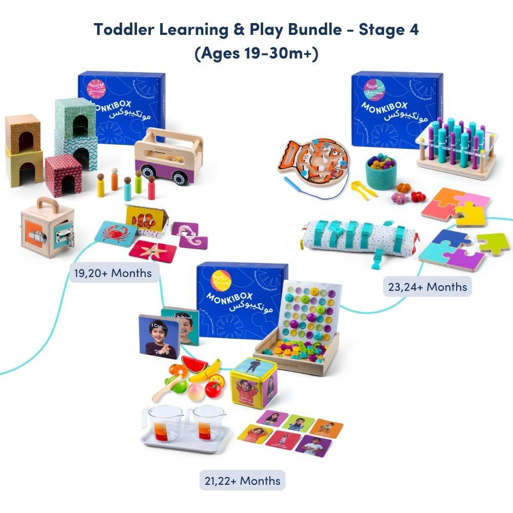 MonkiBox - Toddler Learning & Play Bundle - Stage 4