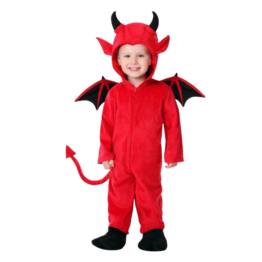 Doodle Kiddo - Devil Halloween Costume - Red