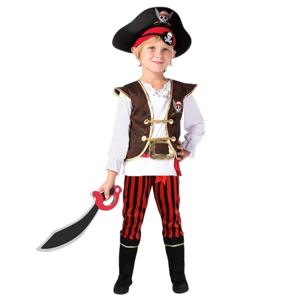 Doodle Kiddo - Halloween Pirate Costume Set