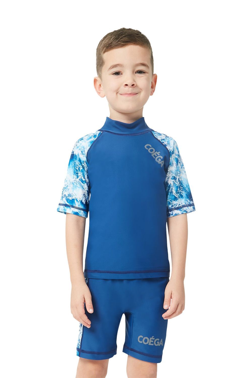 Coega Sunwear - 2pc-Set - Boy's Swim Suit - Navy Waves