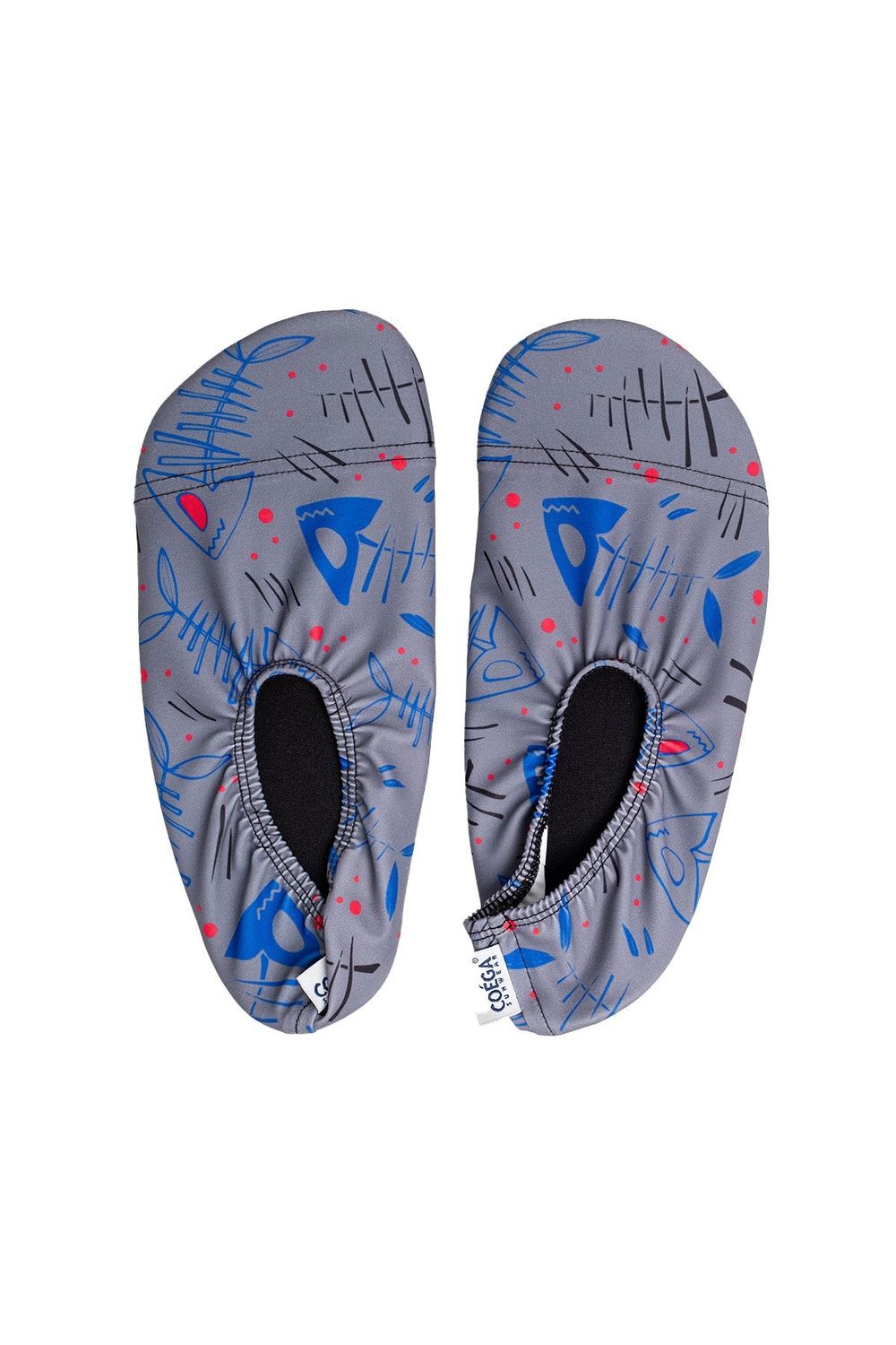 Coega Sunwear - Boy's Pool Shoes - Blue Black Fish