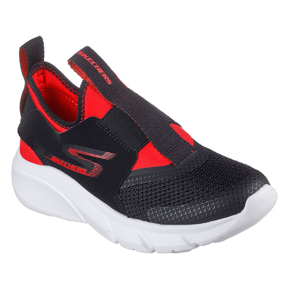 Skechers - Children Skech Faster Sports Shoes - Black/Red