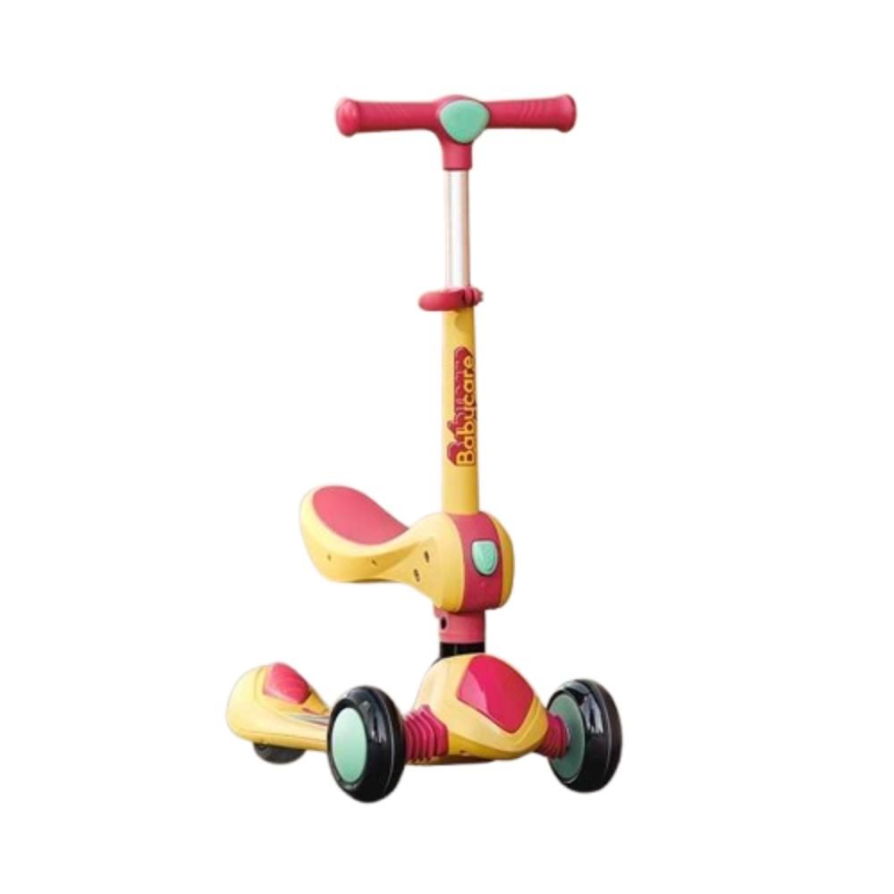 Babycare - 2-In-1 Kids Ride-On Scooter - Multicolor