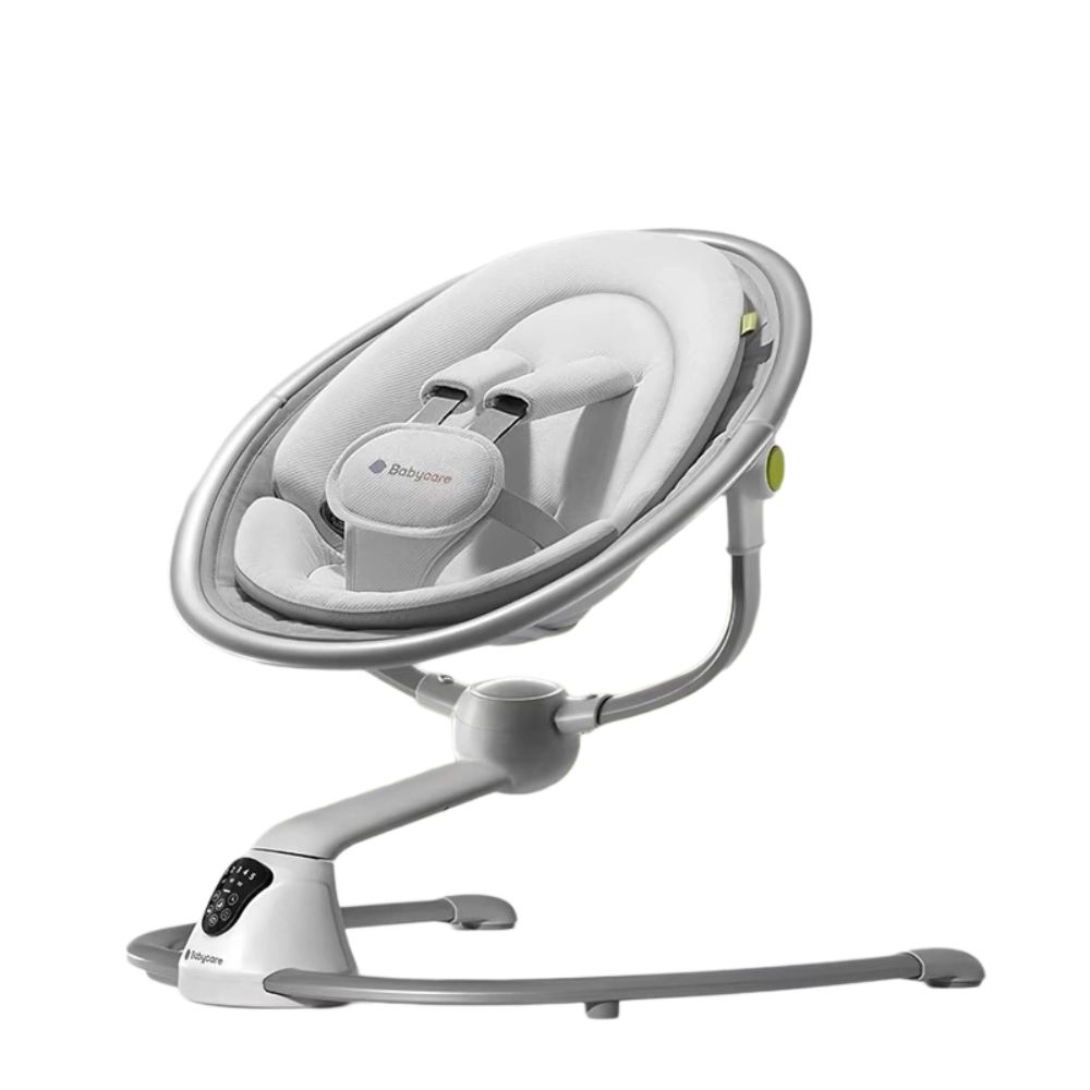 Babycare - Baby Electric Rocker And Bouncer - Frost Silver