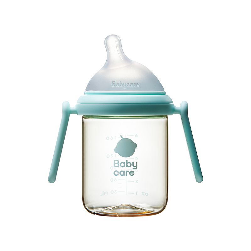 Babycare - Nopayon Pro Bottle With Handles - Blue - 160ml