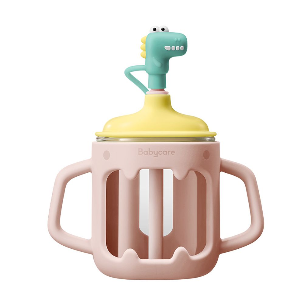 Babycare - Toby Milk Cup - 250ml - T-Rex - Pink