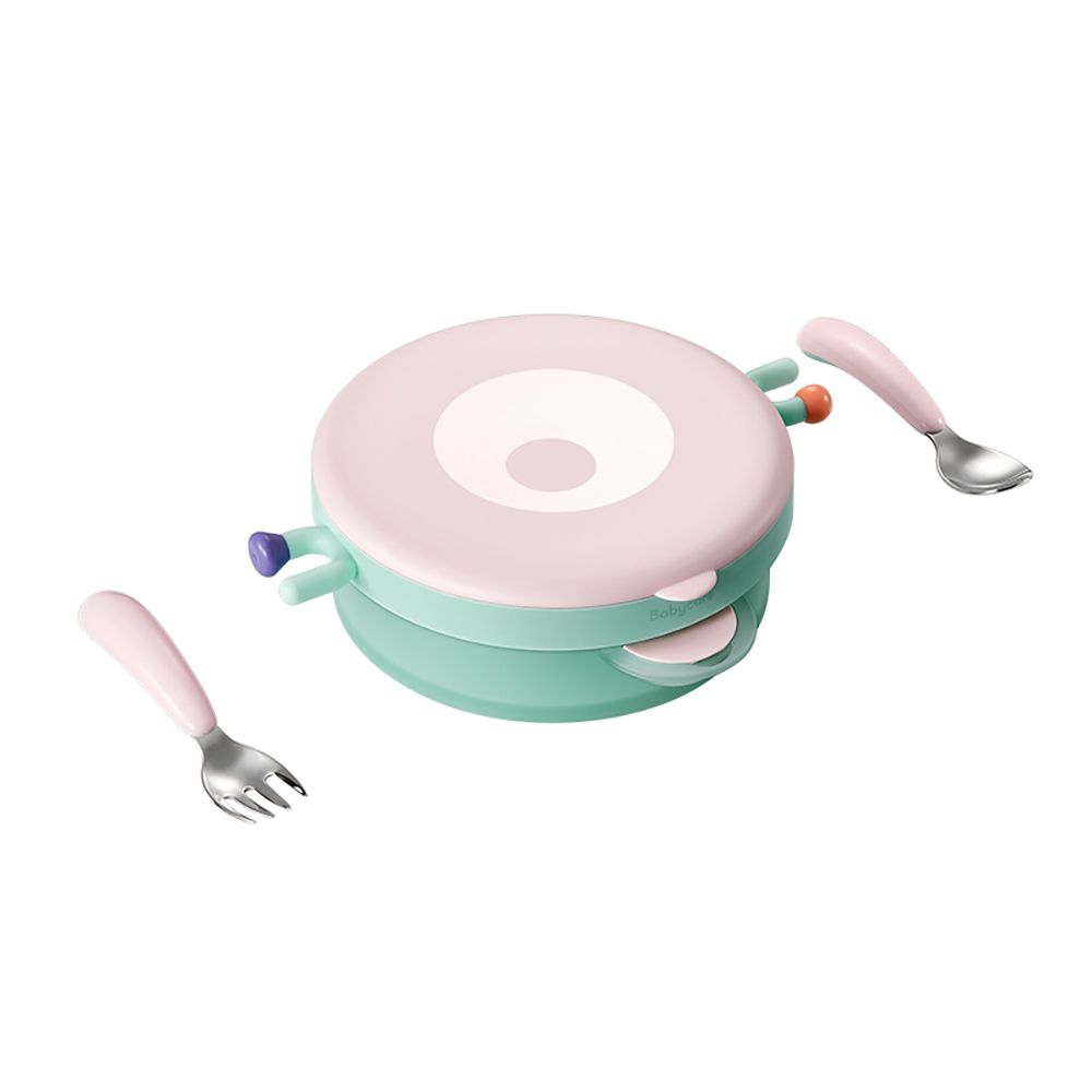 Babycare - Water Heating & Cooling Bowl Set - Willett Powder Pink