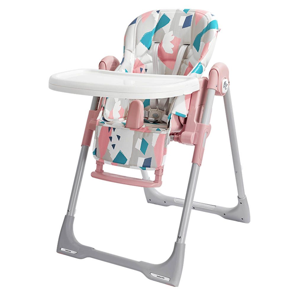 Babycare - Baby High Chair - Abstract/Pink