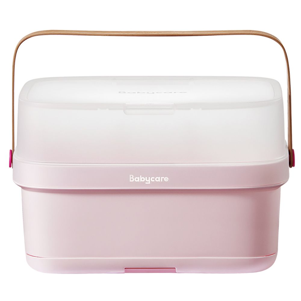 Babycare - Baby Bottle Storage Box - Weir Powder Pink