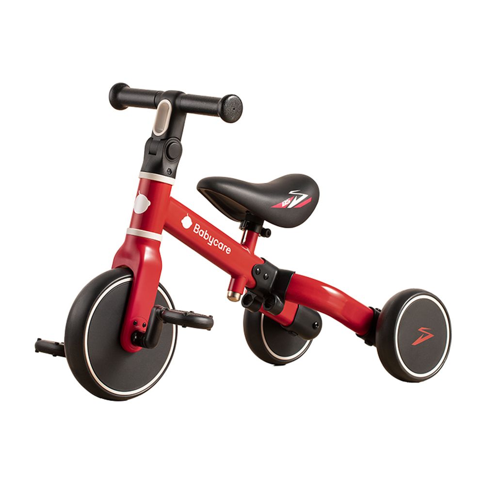 Babycare - 2-In-1 Kids Ride-On Tricycle - Red