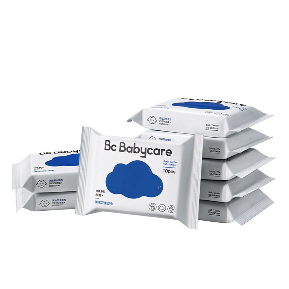 Babycare - Cleaning Sanitary Wipes - Pack of 8 - 80 Pcs