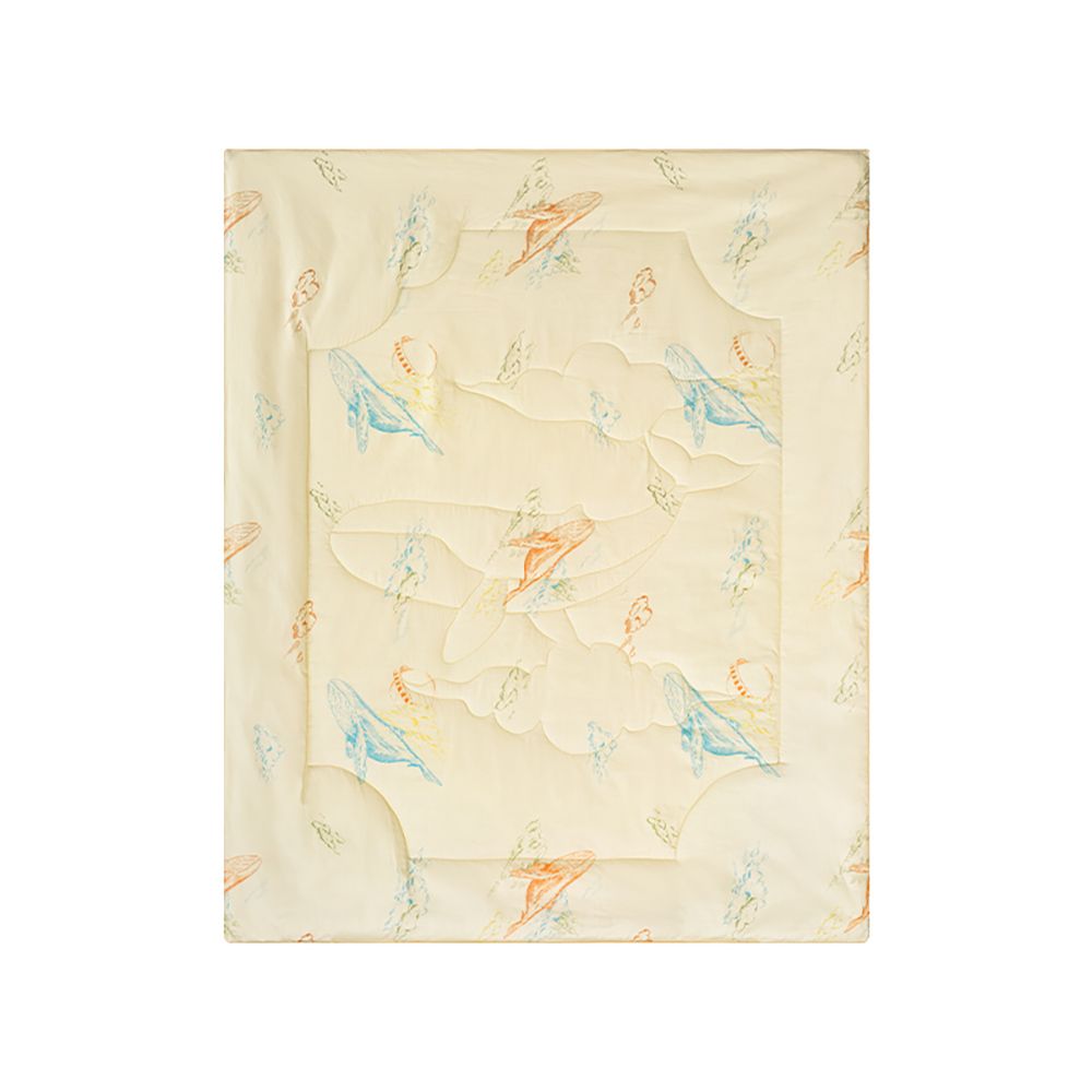 Babycare - Mixed Silk Summer Quilt - Large - Whale Yellow