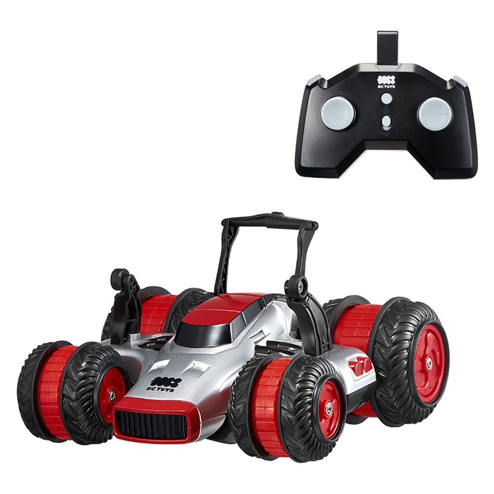 Babycare - Remote Control Spin Slider Stunt Car - Red