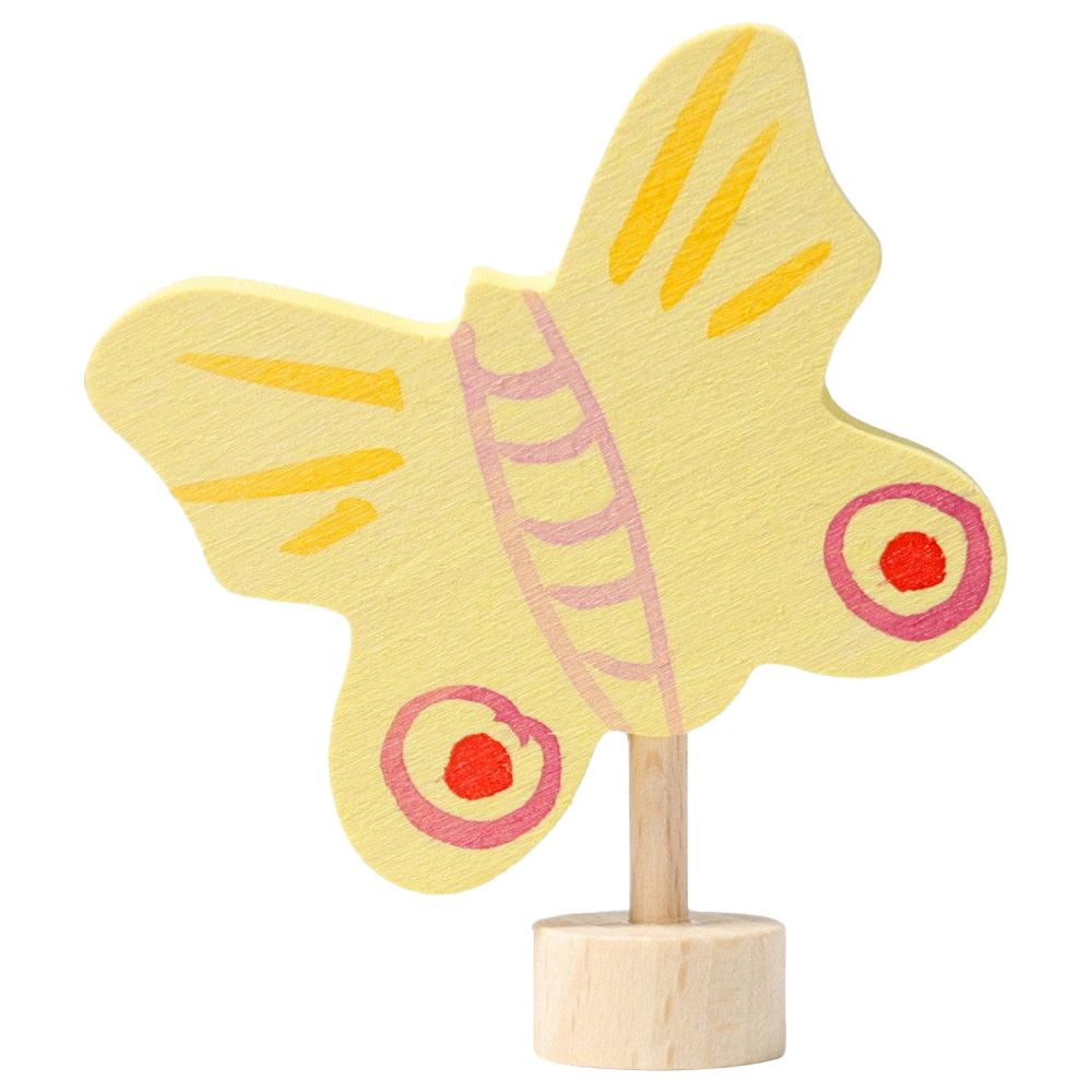 Grimm's - Decorative Figure - Butterfly - Yellow