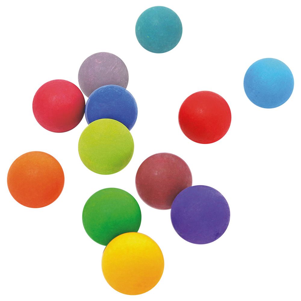 Grimm's - Rainbow Balls - 12pcs - Small