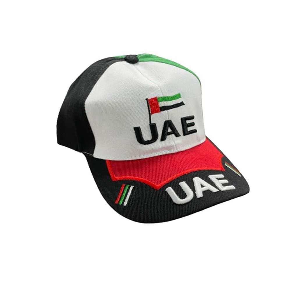 Brain Giggles - UAE National Day Cap - Unisex Multicolor UAE Free Size Cap