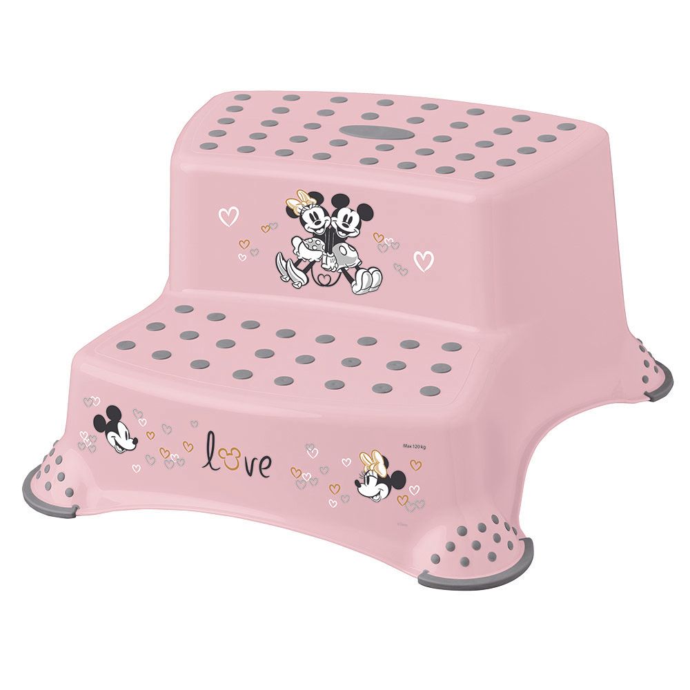 Plastimyr - Double Step Stool - Rosa