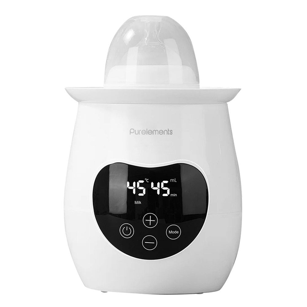 Purelements - Baby Single Bottle Warmer - White