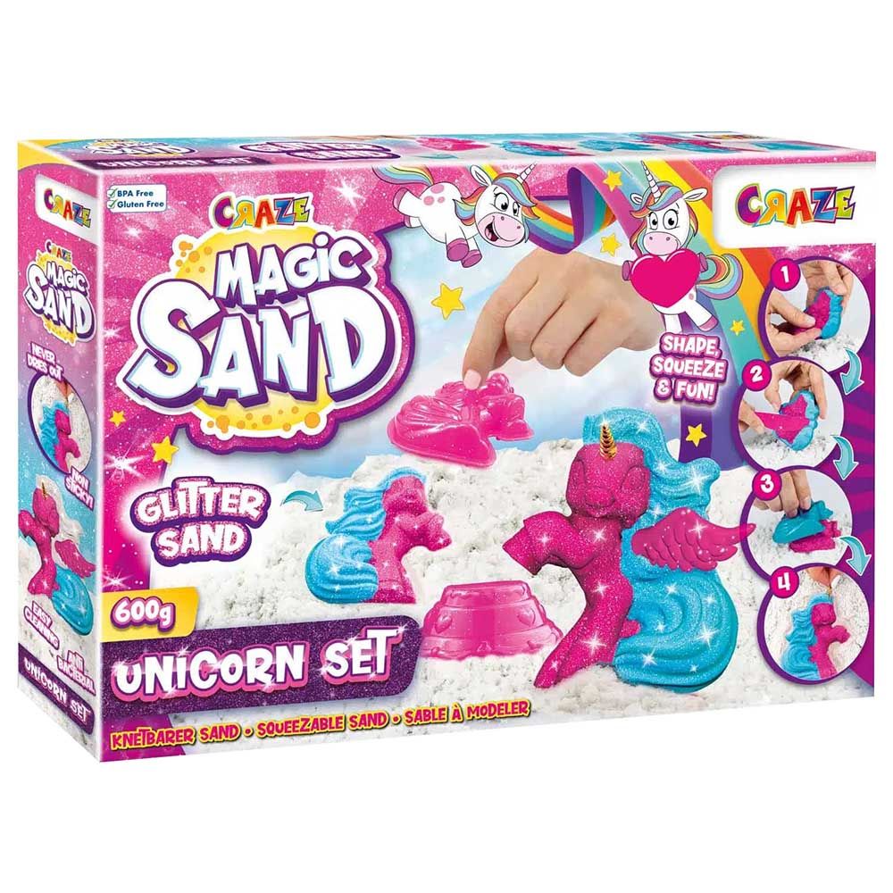 Craze - Magic Sand Glitter Unicorn Playset