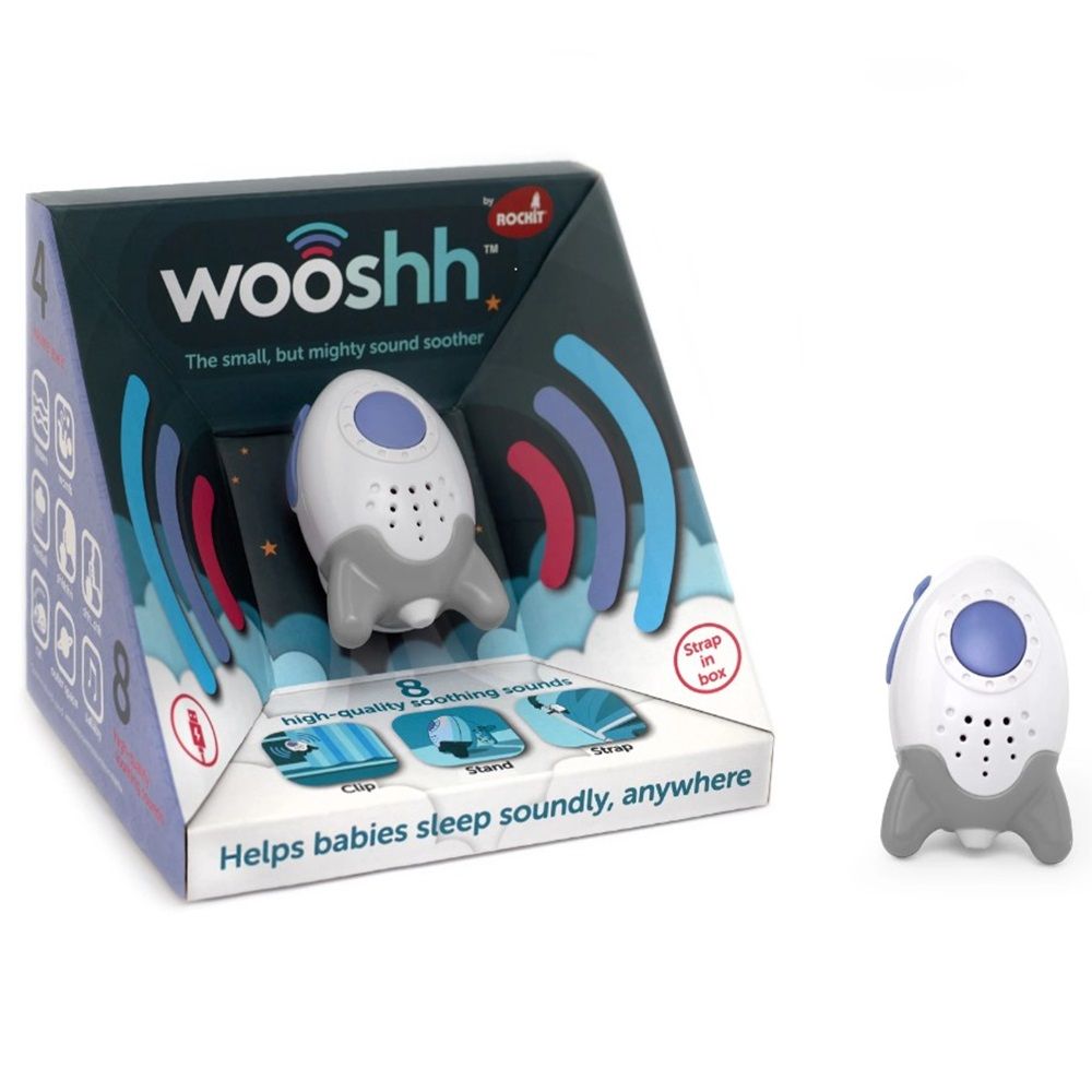 Rockit - Wooshh Baby Sound Soother - White - Small