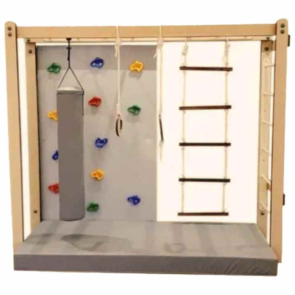 Home Decor - Monkey Bar With Climbing Wall Panel