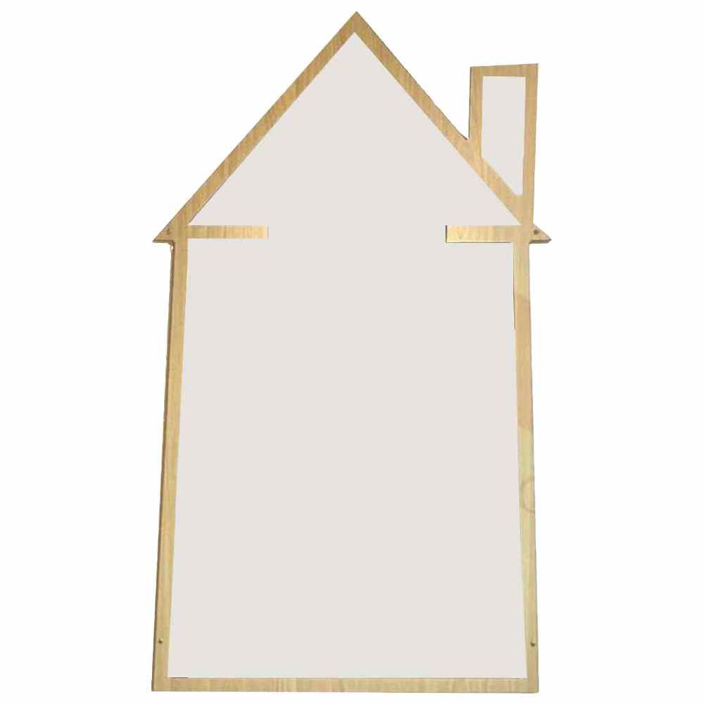 Home Decor - House Shaped Magnetic White Board