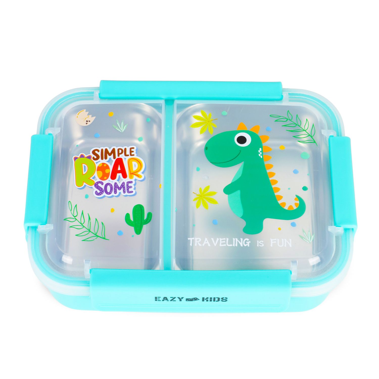 Eazy Kids - Lunch Box - Dinosaur - Green