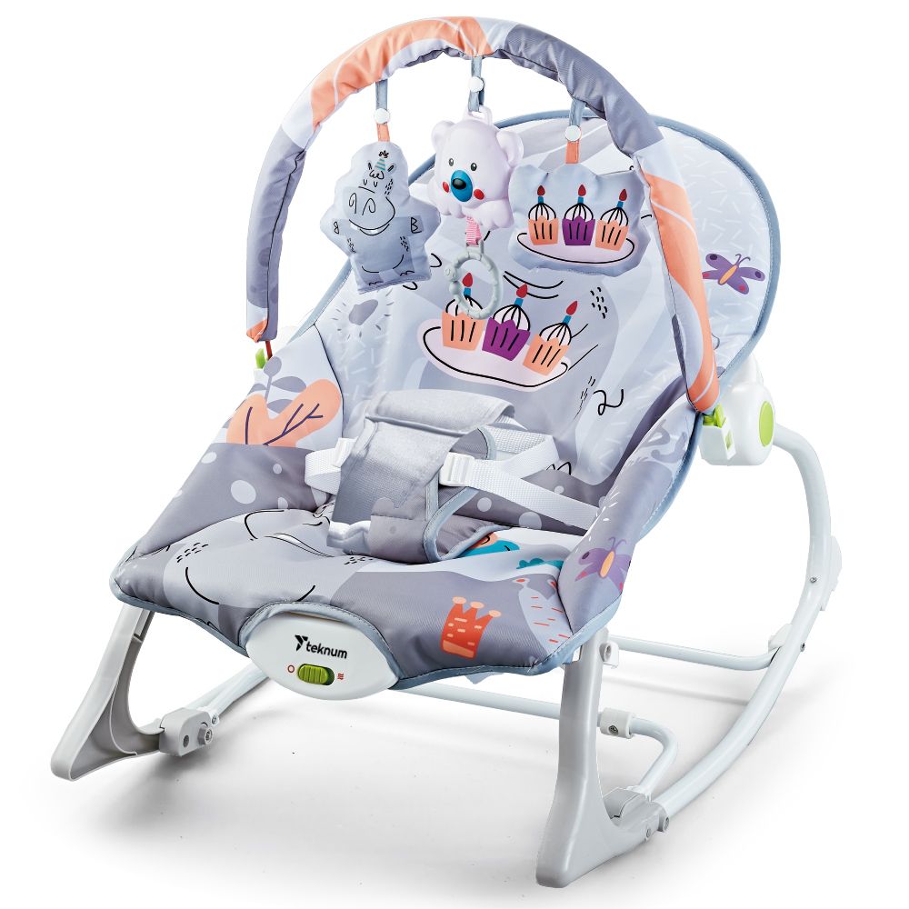 Teknum - 3-In-1 Rocker/Baby Seat/Recliner With Soothing Music