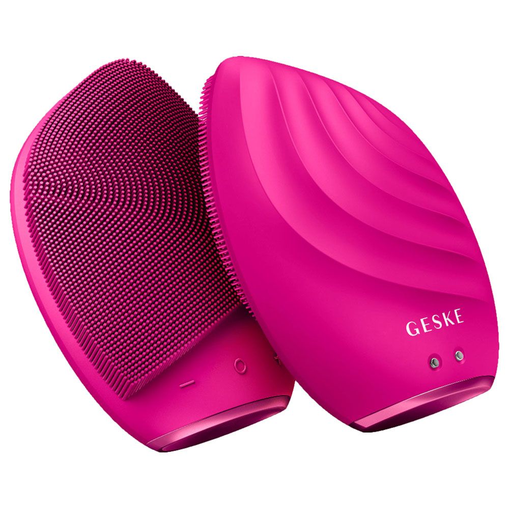 Geske - 5-in-1 Electric Sonic Facial Brush - Pink