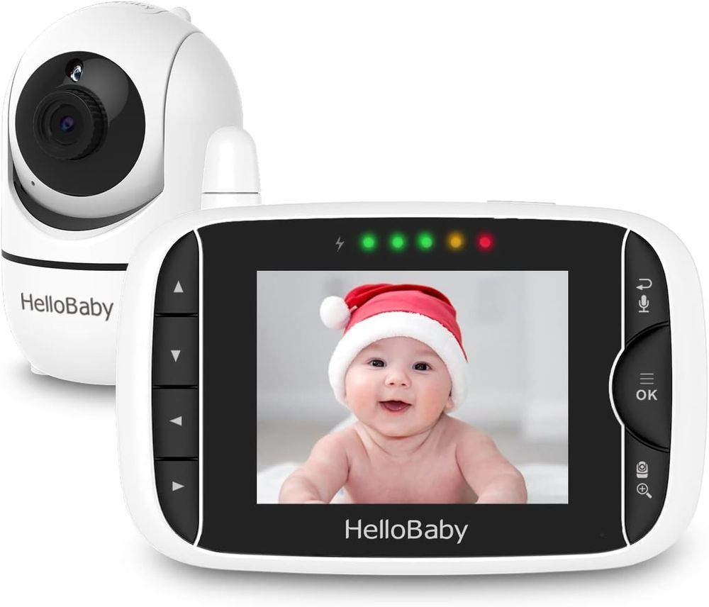 Hello Baby - 3.2-inch Color LCD Screen Video Baby Monitor W/ Remote Camera