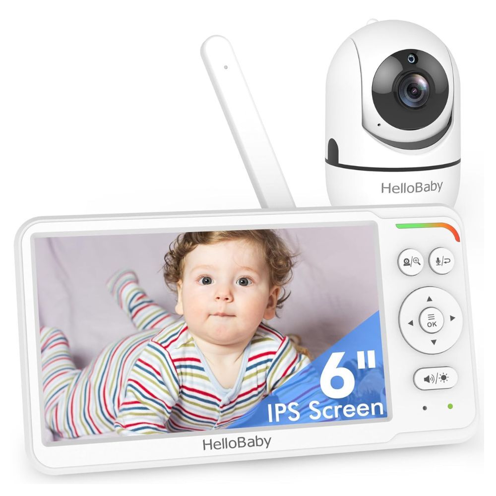 Hello Baby - 6 Inch IPS Screen - Portable Baby Video Monitor